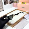 Miu Miu Black Gray Cat Eye Women’s Sunglass