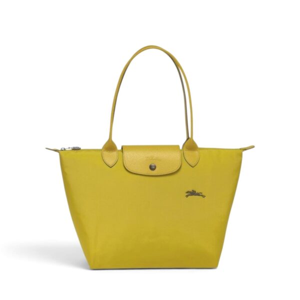 Longchamp Le Pliage Medium Lemon Yellow Tote