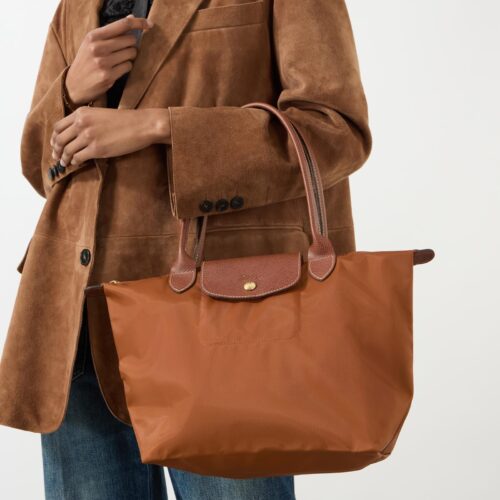 Longchamp Le Pliage Medium Brown Tote