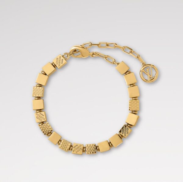 Louis Vuitton Cube Bracelet Gold