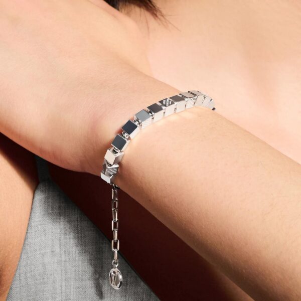 Louis Vuitton Cube Bracelet Silver