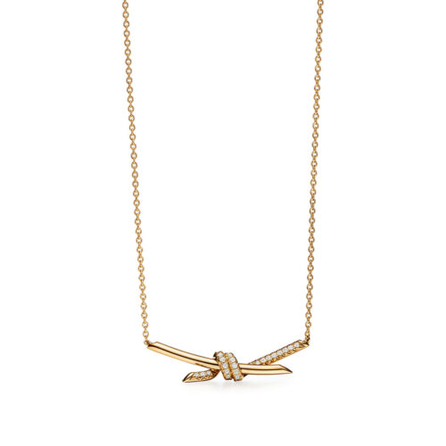 Tiffany Knot Neckalce Gold