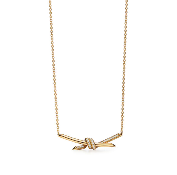 Tiffany Knot Neckalce Gold