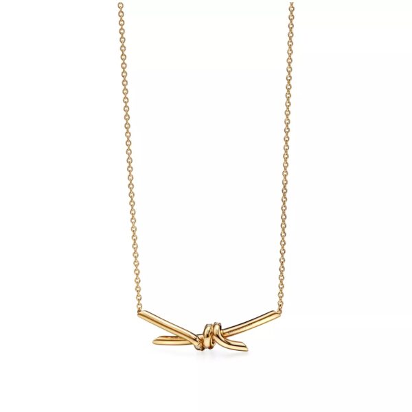 Tiffany Knot Neckalce Gold