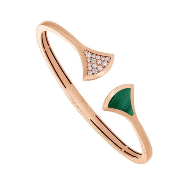 Bvlgari Divas Dream Green Rose Gold Bracelet