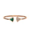 Bvlgari Divas Dream Green Rose Gold Bracelet