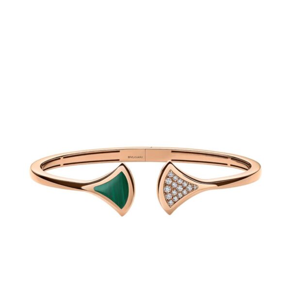 Bvlgari Divas Dream Green Rose Gold Bracelet
