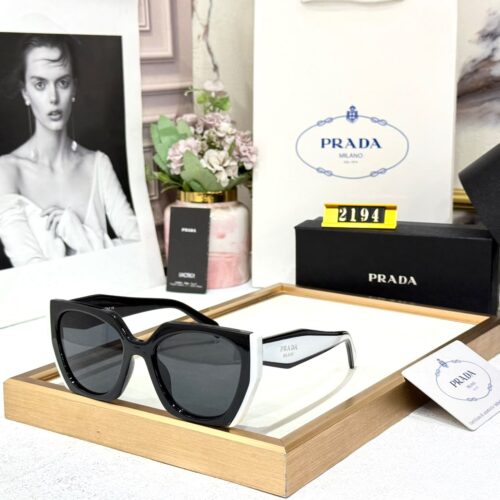 Prada Women’s Oversized Black Shade Sunglass