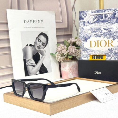 Dior Black Rectangular Women’s Sunglass