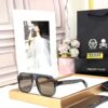Philipp Plein Transparent Gray Brown Over Sized Men’s Sunglass