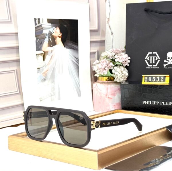 Philipp Plein Coffee Over Sized Men’s Sunglass