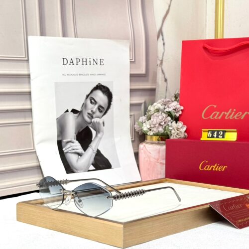 Cartier Clash De Hexagonal Light Sky Women’s Sunglass