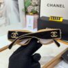 Chanel Sung Cat Eye Black Cream Women’s Sunglass