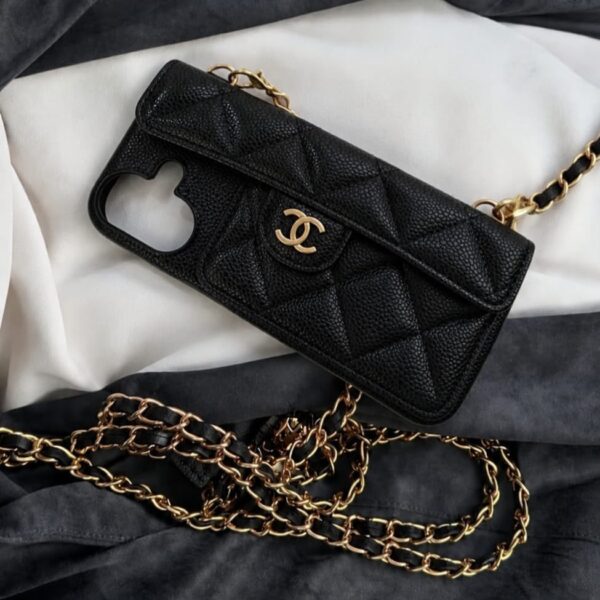 Chanel Iphone 17 Back Case With Sling (With Box)