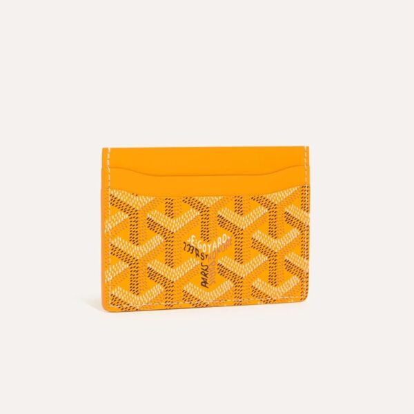 Goyard Saint Sulpice Yellow Color Card Holder Wallet (With Box)