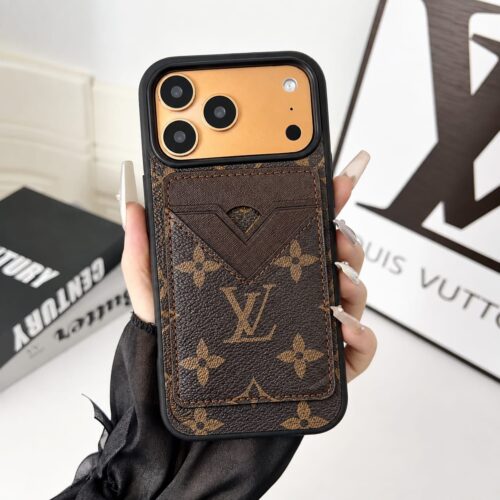 Louis Vuitton Iphone 17 Pro Back Case With Magsafe Card Holder (With Box)