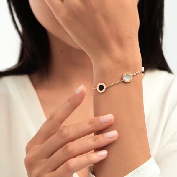 Bvlgari Rose Gold Mother Pearl Bracelet