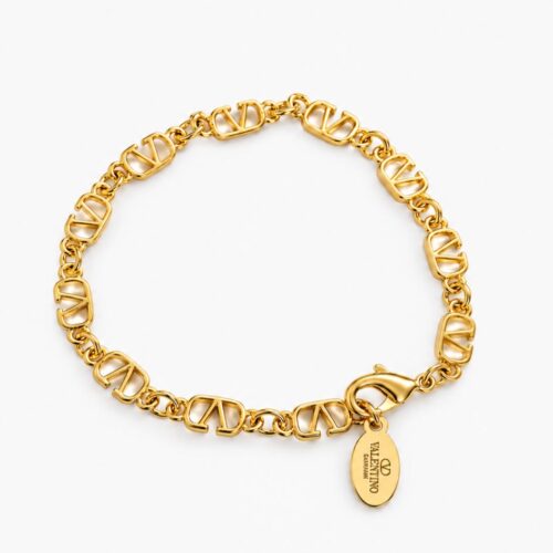 Valentino V Logo Signature Chain Bracelet