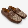 Gucci Interlocking GG Brown Mocassin