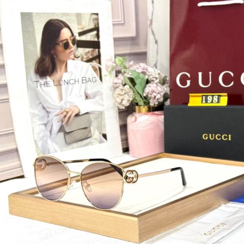 Gucci Oversized Cat Eye Multi Shade Womens Sunglass