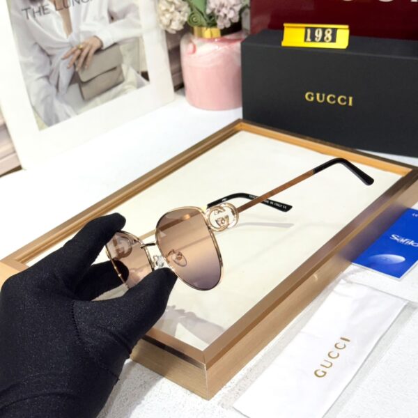 Gucci Oversized Cat Eye Multi Shade Womens Sunglass