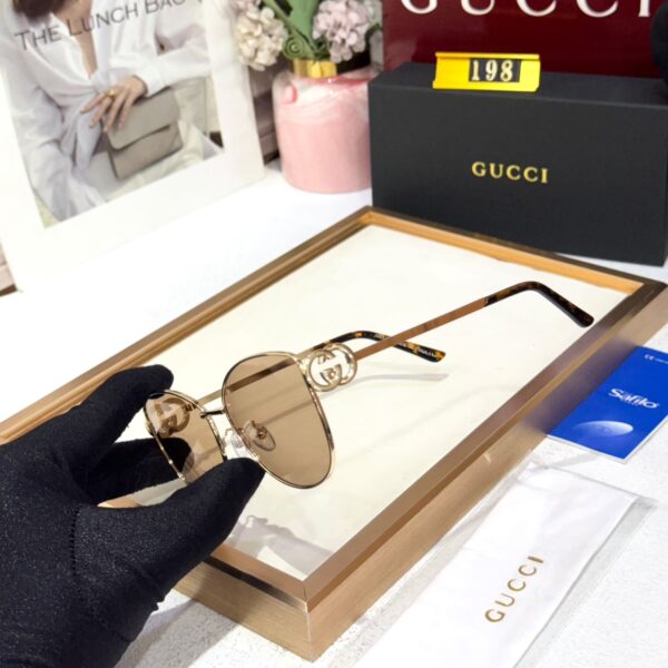 Gucci Oversized Cat Eye Brown Womens Sunglass