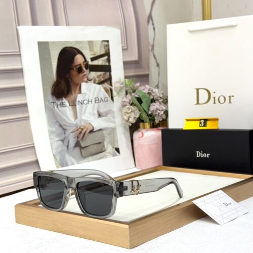 Dior Frosted Gray Aviator Men’s Sunglass