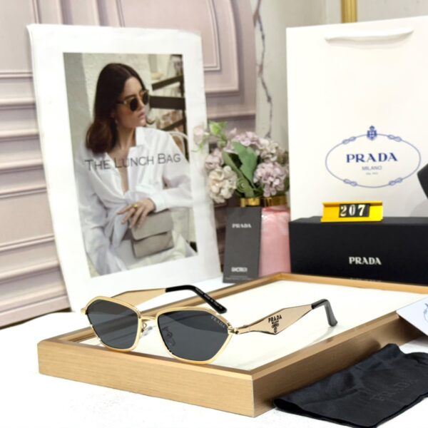 Prada Black Rectangular Women’s Sunglass