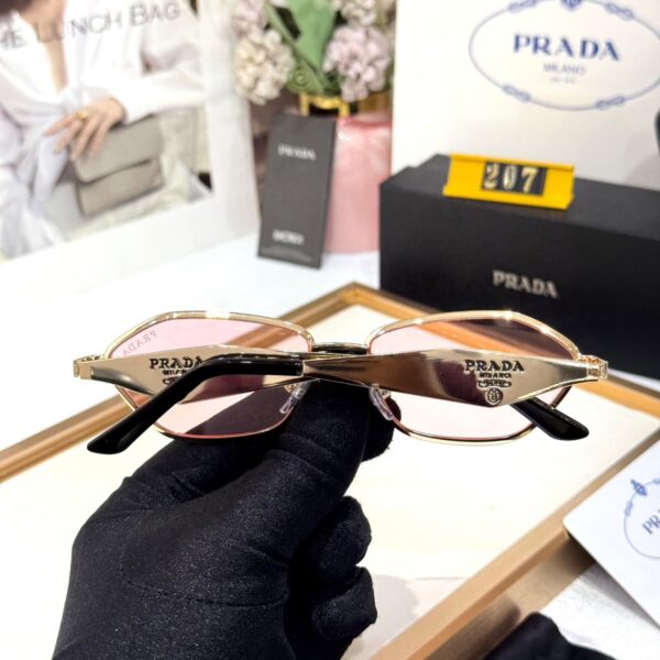 Prada Pink Rectangular Women’s Sunglass