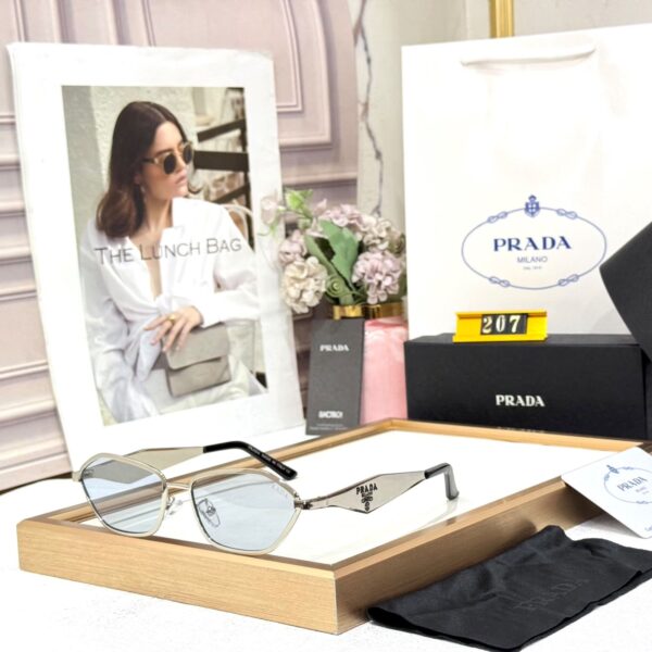 Prada Light Sky Rectangular Women’s Sunglass
