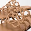 Loewe Petal Anagram Brown Slide
