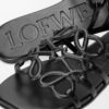 Loewe Petal Anagram Black Slide