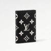 Louis Vuitton Black Monogram Passport Cover