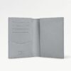 Louis Vuitton Gray Embossed Passport Cover