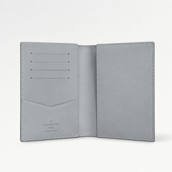Louis Vuitton Gray Embossed Passport Cover