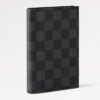 Louis Vuitton Black Grid Passport Cover