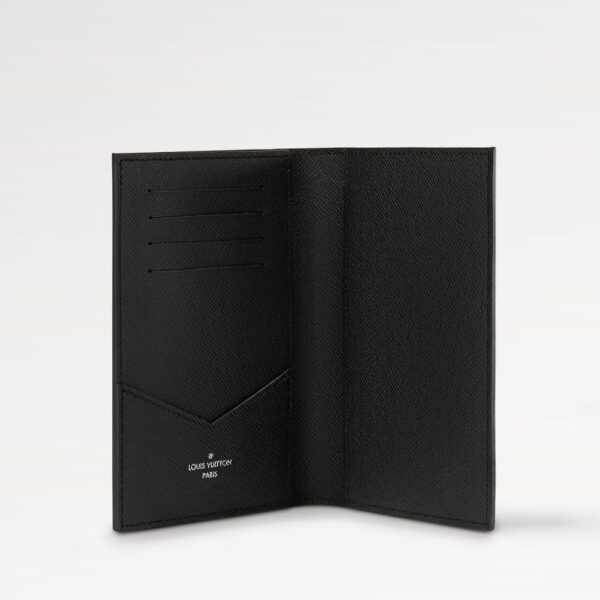 Louis Vuitton Black Grid Passport Cover