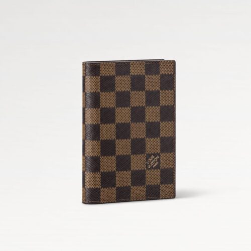 Louis Vuitton Coffee Grid Passport Cover