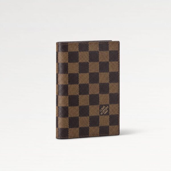 Louis Vuitton Coffee Grid Passport Cover