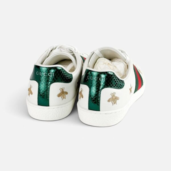 Gucci Ace Bee & Star White Unisex Sneaker