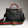 Gucci Diana Black Medium Tote Bag (Double Box Packaging)