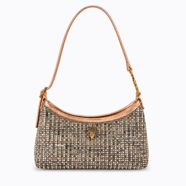 Kurt Geiger London Kurt Rosegold Shoulder Bag (With Box)