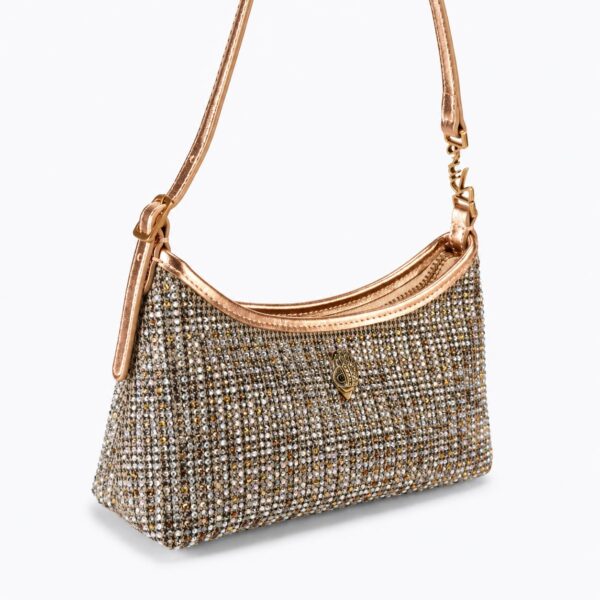 Kurt Geiger London Kurt Rosegold Shoulder Bag (With Box)