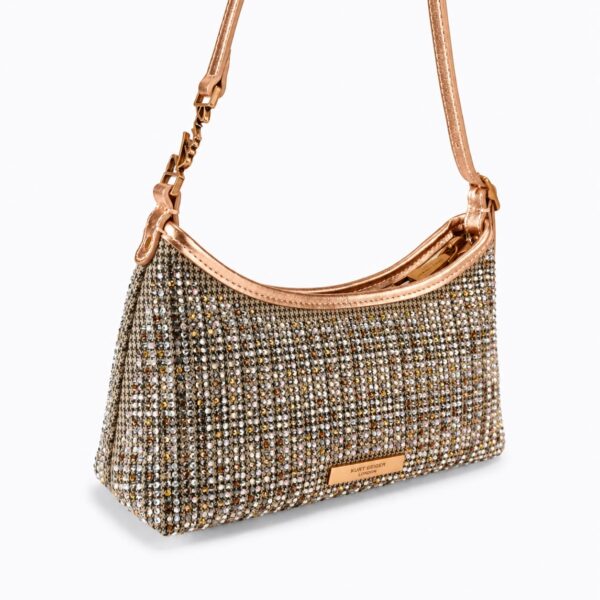 Kurt Geiger London Kurt Rosegold Shoulder Bag (With Box)
