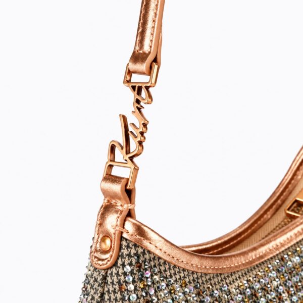 Kurt Geiger London Kurt Rosegold Shoulder Bag (With Box)