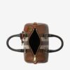 Burberry Check Mini Bowling Bag (With Box)