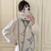 Louis Vuitton Signature Grey Muffler