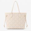 Louis Vuitton Neverfull MM Off White Empreinte Tote (With Double box)