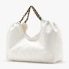 Chanel Coco White Maxi Beach Hobo Tote