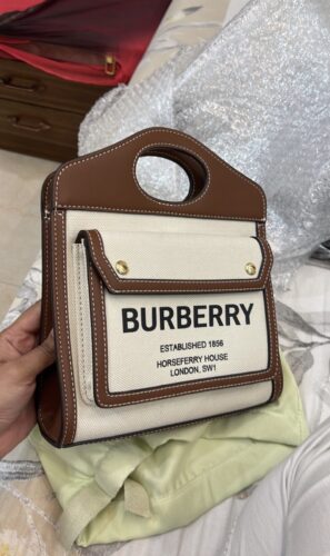 Burberry Horseferry Pocket Bag (With Box) photo review